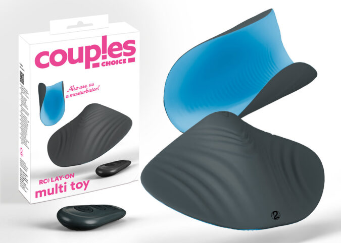 Nuevo vibrador RC LAY-ON multi toy de Couples Choice