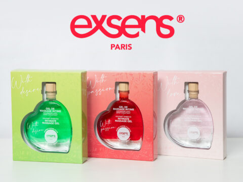 Nueva gama de geles de masaje comestibles Exens