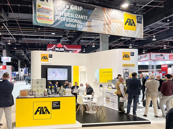 FILA Solutions destaca en Cevisama con su tratamiento antideslizante profesional, PROGRIP