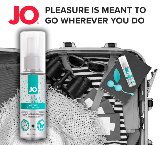 JO Misting Toy Cleaner ahora en formato de viaje