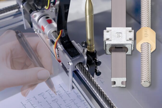 Robot que escribe tarjetas de empresa de su ‘puño y letra’