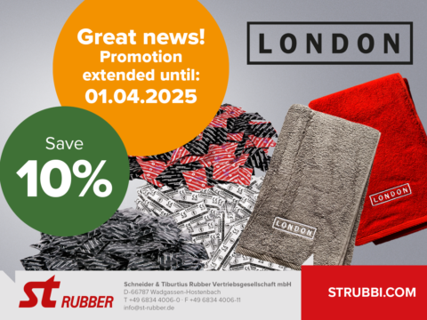 ST RUBBER: 10% de descuento en los packs de LONDON