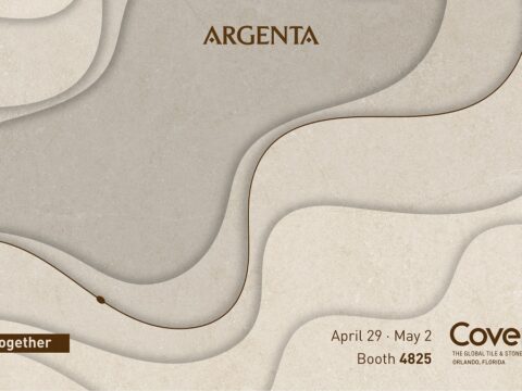 Textura y materialidad definen la cerámica de Argenta en Coverings