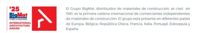 Premio Internacional de Arquitectura de BigMat 2025