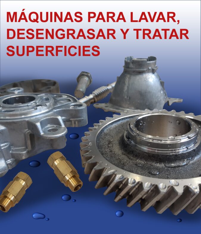 Máquinas Bautermic para lavar, desengrasar y tratar superficies