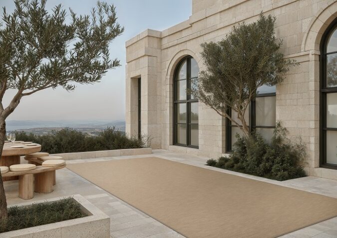 Bolon redefine la elegancia exterior con su nueva colección de alfombras outdoor.