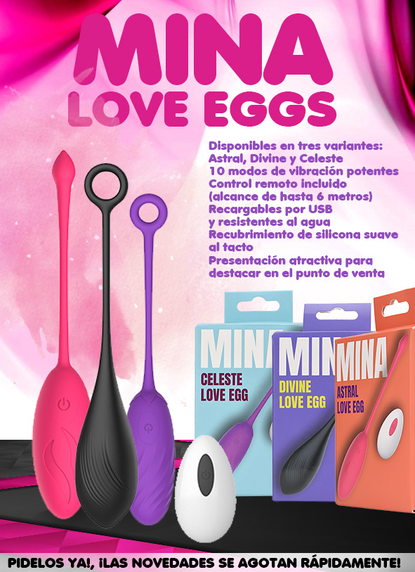 MINA Love Eggs: tres colores que conquistan el punto de venta
