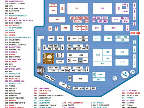 Mapa EroSpain 2025 Floorplan