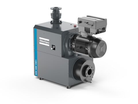 High efficiency and quiet operation with Atlas Copco