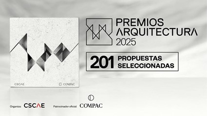 Seleccionados los 201 proyectos que optan a los Premios ARQUITECTURA 2025