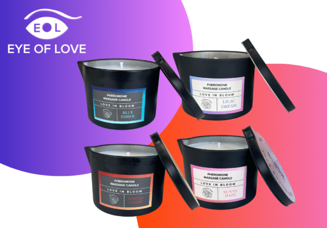 Bloom lanza sus nuevas velas de masaje con feromonas