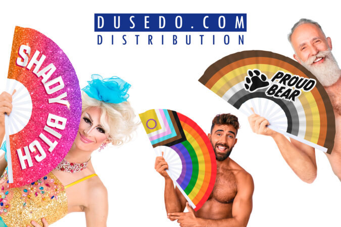 DUSEDO presenta su línea de abanicos Pride