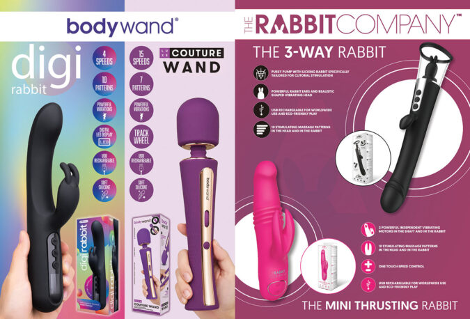 Nuevos Bodywand y vibradores Rabbit de XGEN