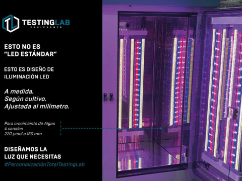 TestingLab, líder en soluciones de iluminación led para cultivo en entornos controlados