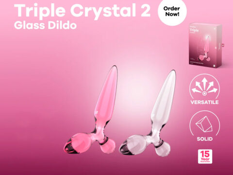 Satisfyer lanza Triple Crystal 2: elegancia y sensaciones de cristal