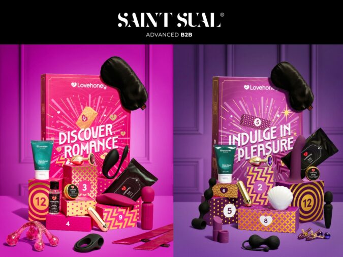 ¡Saint Sual presenta los calendarios de adviento Indulge in Pleasure y Discover Romance
