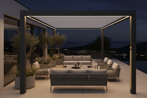 Pérgola Bioclimática Vértika de Grupo Ayuso