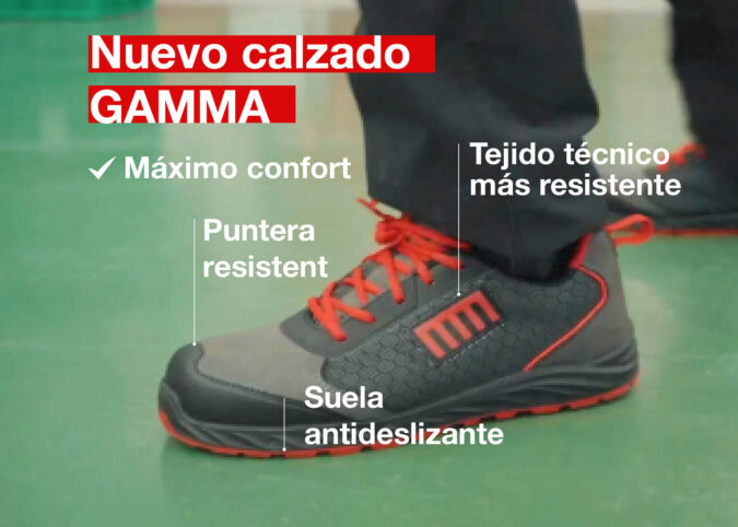 GAMMA lanza su primer calzado laboral de marca propia y establece un nuevo hito en el sector