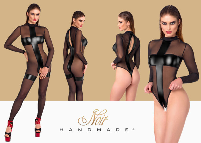 Noir Handmade presenta nuevos outfits transparentes