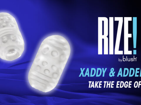 Blush amplía su colección Rize con dos nuevos pocket strokers: Xaddy y AddeBoy