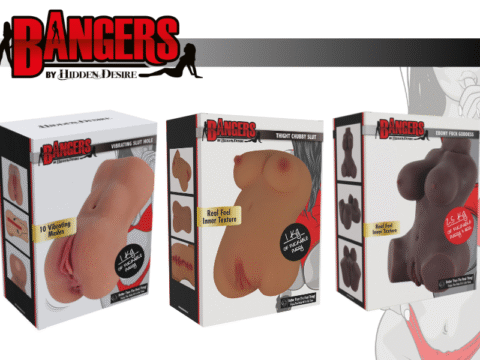 Hidden Desire BANGERS presenta tres nuevos masturbadores ultra-realistas