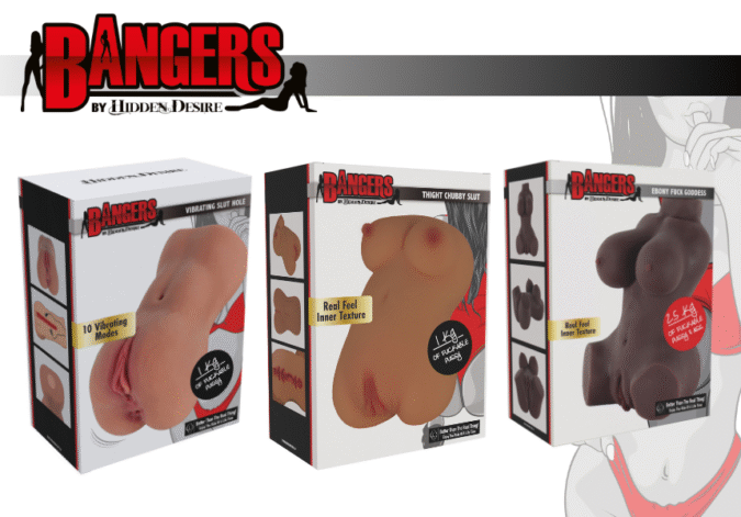 Hidden Desire BANGERS presenta tres nuevos masturbadores ultra-realistas