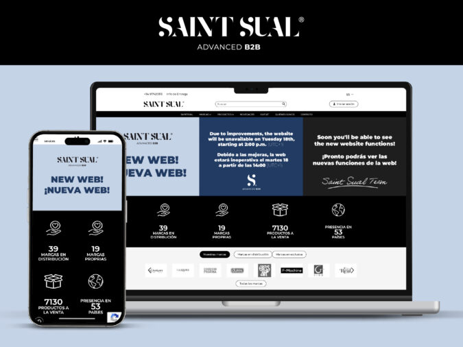 Saint Sual presenta su nueva web: más ágil, intuitiva y adaptada al profesional