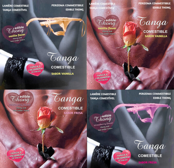 Divertysex presenta su nuevo tanga de oblea con pezoneras
