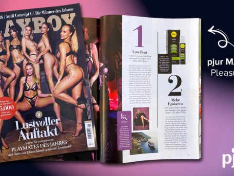 pjur MAN Lust, destacado por Playboy Alemania como una de las Tendencias Sexuales de 2026