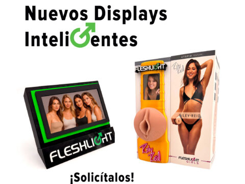 Fleshlight lanza nuevos displays inteligentes para tiendas eróticas, ¡solicita tu unidad!