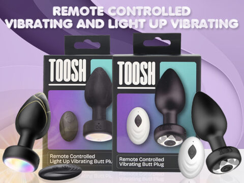 TOOSH amplía su catálogo con nuevos plugs anales con control remoto