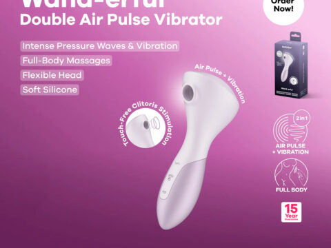 Satisfyer presenta Wand-erful: doble tecnología para una experiencia de placer total