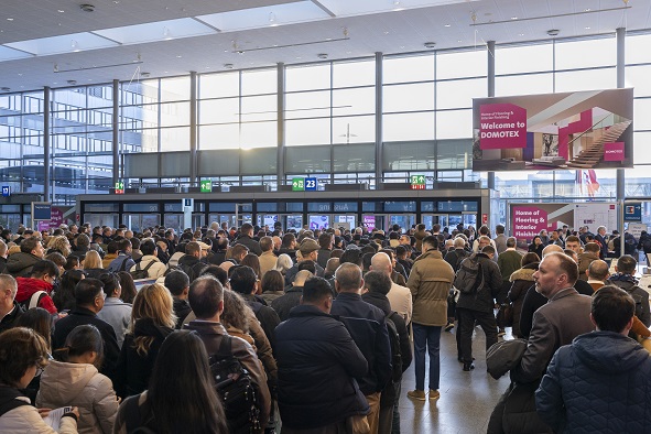La nueva DOMOTEX impresiona en todos los ámbitos: un éxito rotundo para expositores y visitantes.