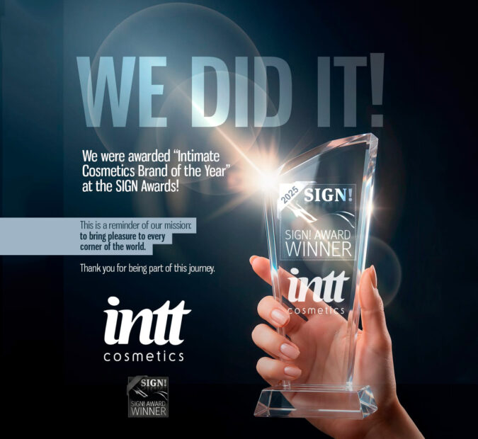 INTT recibe el SIGN Award 2026 como Intimate Cosmetics Brand of the Year