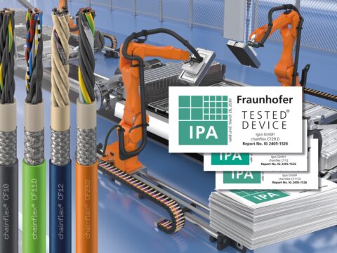 238 cables chainflex, certificados para su uso en salas blancas