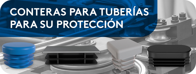 Elementos Essentra para proteger y sellar tubos