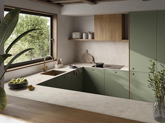 Neolith impulsa los tonos beige en el diseño de interiores en 2026