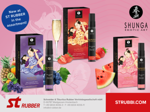ST RUBBER incorpora nuevos sprays orales Shunga a su catálogo