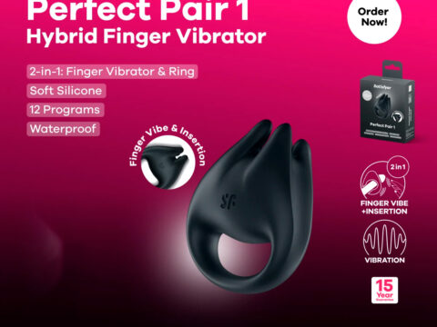 Satisfyer presenta Perfect Pair 1: doble estimulación en un diseño 2 en 1