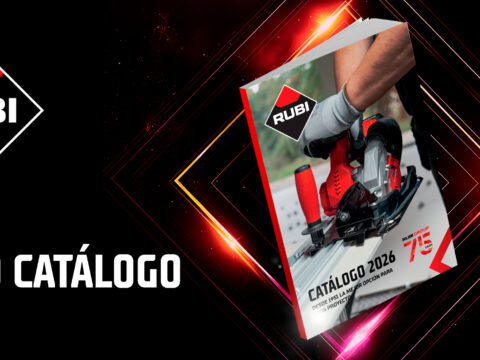 RUBI presenta el nuevo catálogo 2026 apostando por las soluciones a batería