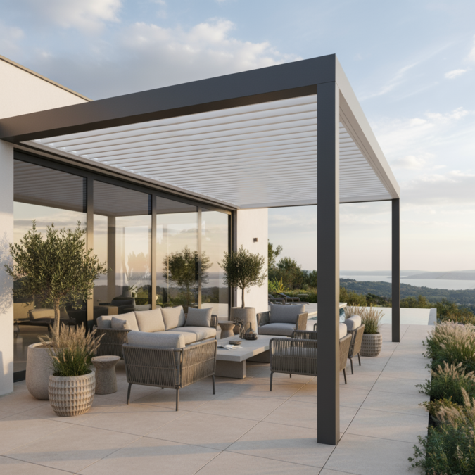 La pérgola bioclimática, una pieza clave en la arquitectura exterior contemporánea
