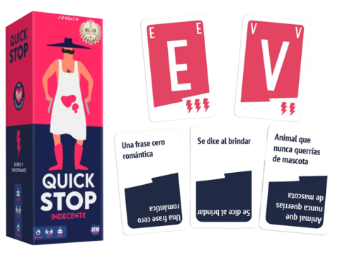 Quick Stop Indecente, la versión más atrevida del juego más vendido en España