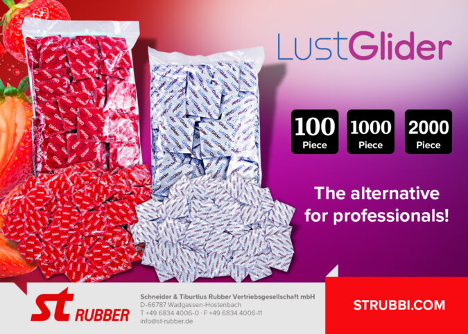 LustGlider amplía su catálogo con una nueva línea de preservativos profesionales