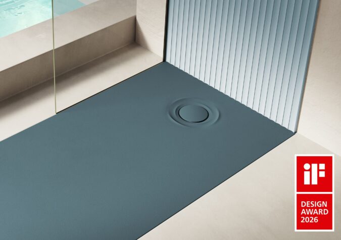 Acquabella galardonada con el iF DESIGN AWARD 2026 por el plato de ducha Acqua Zero