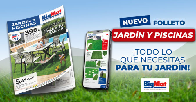 BigMat impulsa el exterior con su nuevo folleto “Especial Exterior – Jardín 360º”