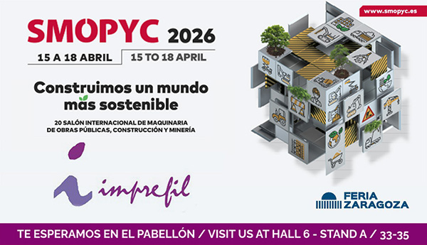 Imprefil presentará sus soluciones para maquinaria de obra pública en SMOPYC 2026