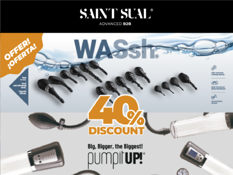 40% de descuento en WASSH y Pump It Up!