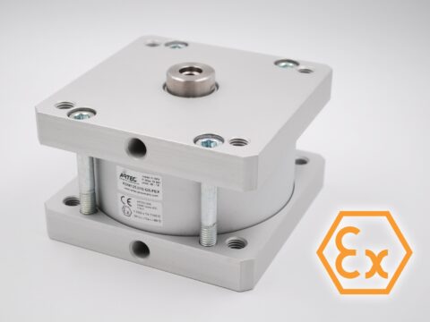 Cilindros neumáticos Artec con certificación ATEX para entornos de riesgo