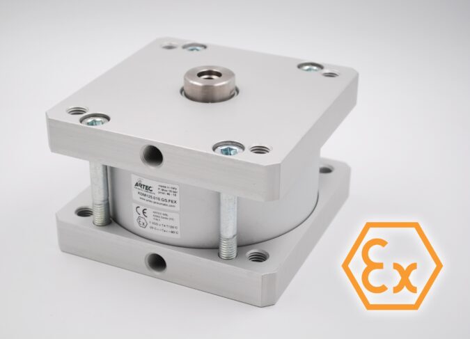 Cilindros neumáticos Artec con certificación ATEX para entornos de riesgo