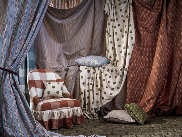 Sabu Stripes & Ikats de Sanderson: tradición textil reinterpretada